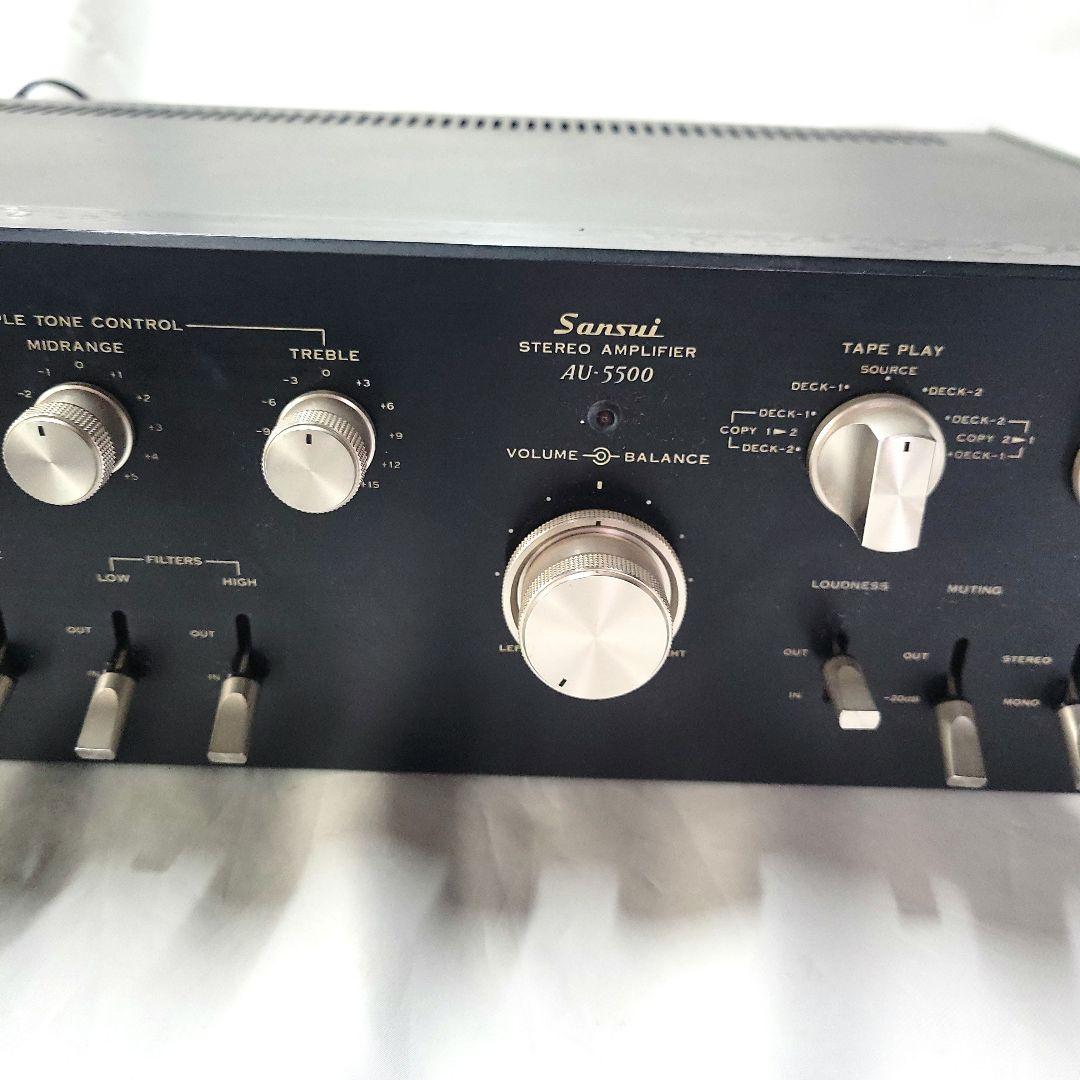 マ*ン様 Vintage AMP サンスイ AU-5500 プリメインアンプ ジ