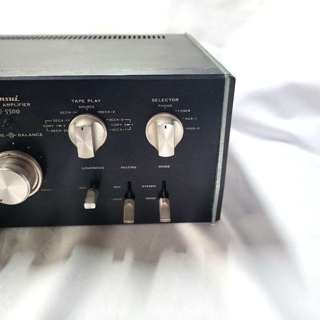 マ*ン様 Vintage AMP サンスイ AU-5500 プリメインアンプ ジ