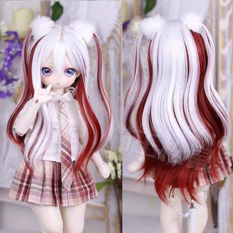 AX235 BJD 1/3 人形 ドール　用ウィッグ カツラ 耐熱 ハンドメイド