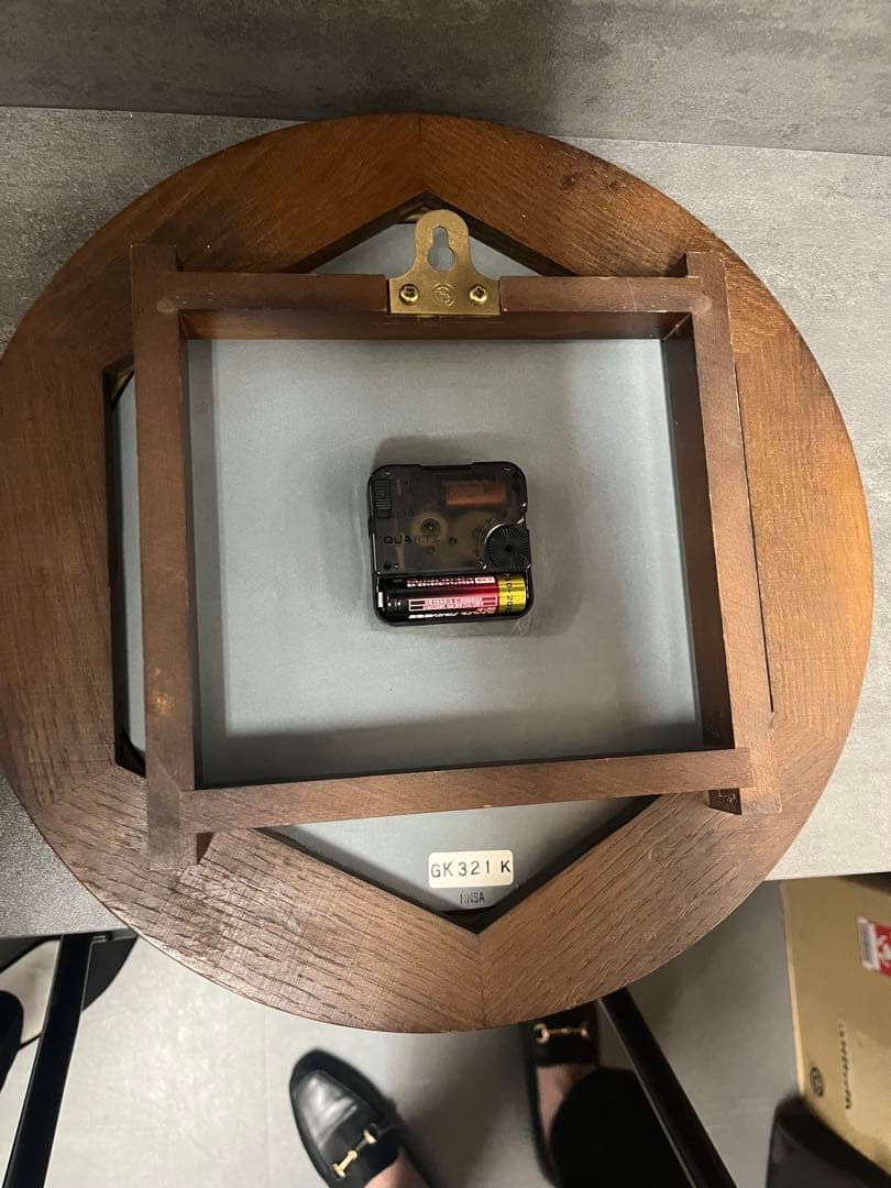 ナイトビギンズ　掛時計 直径約32cm アンティーク