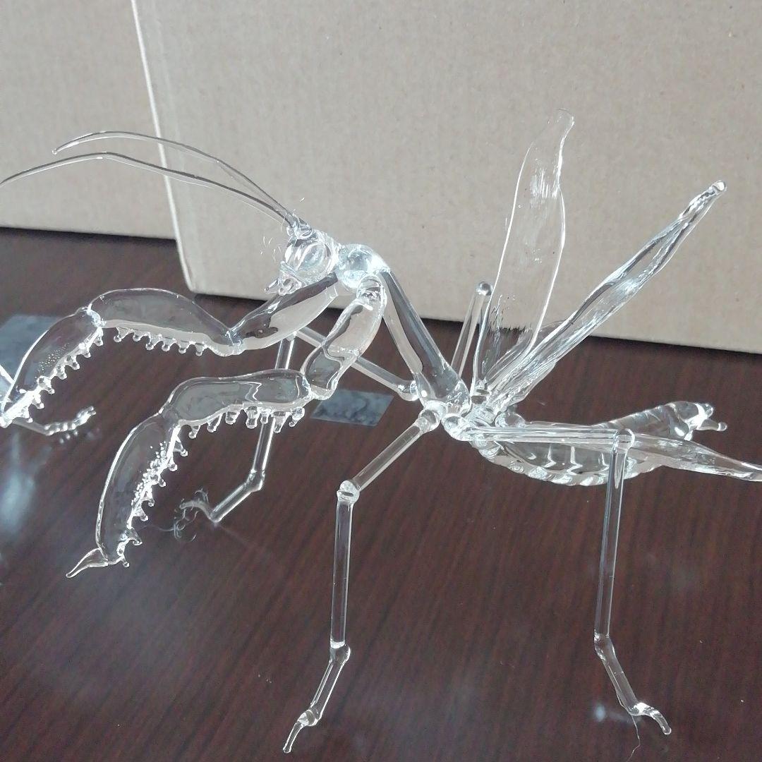 ガラスの昆虫（四点セット)ハンドメイド