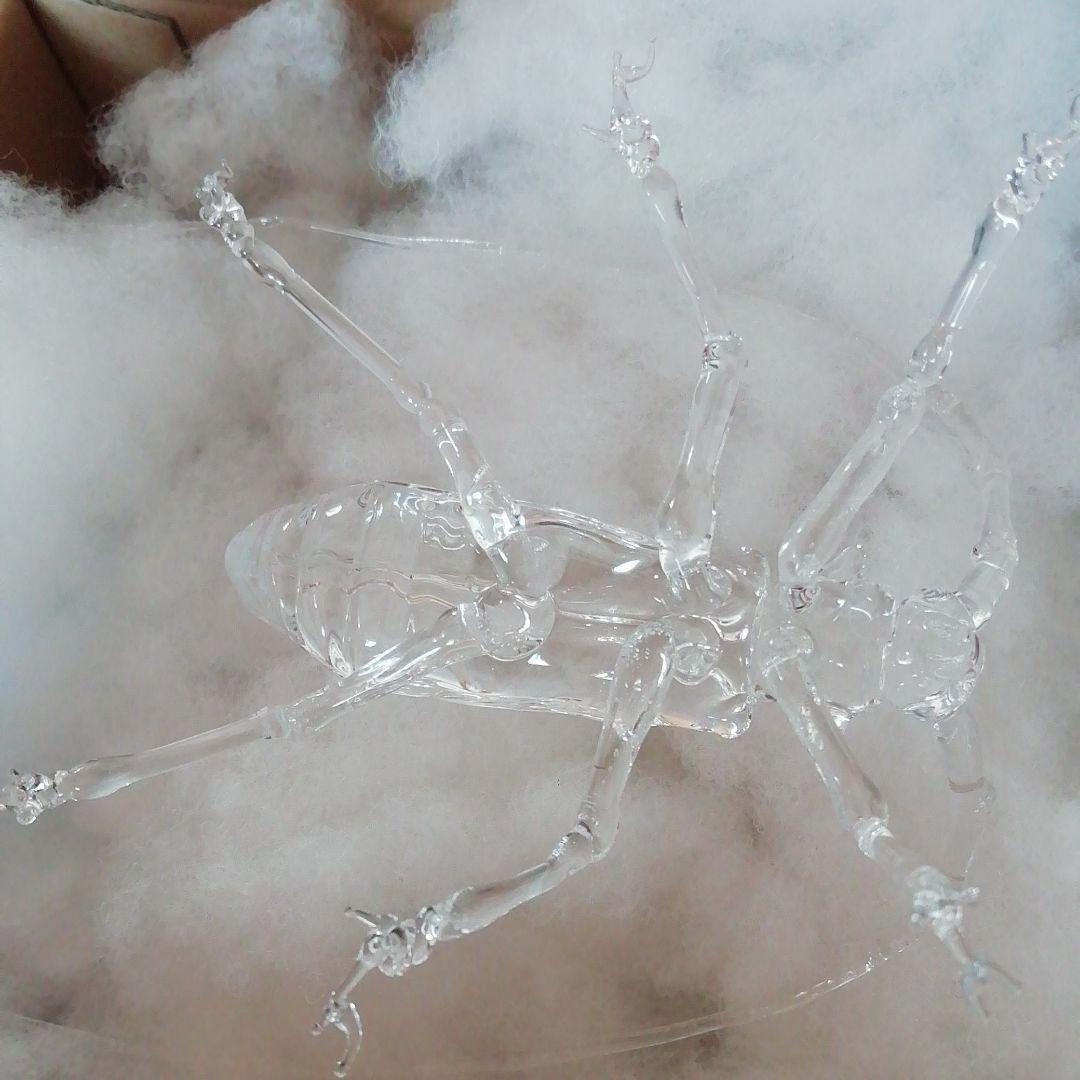 ガラスの昆虫（四点セット)ハンドメイド