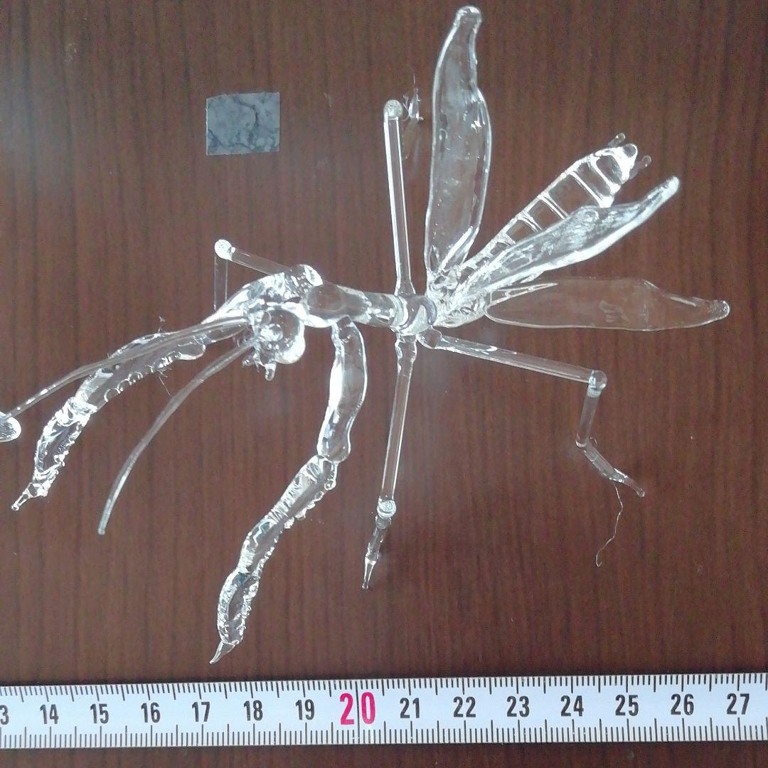 ガラスの昆虫（四点セット)ハンドメイド