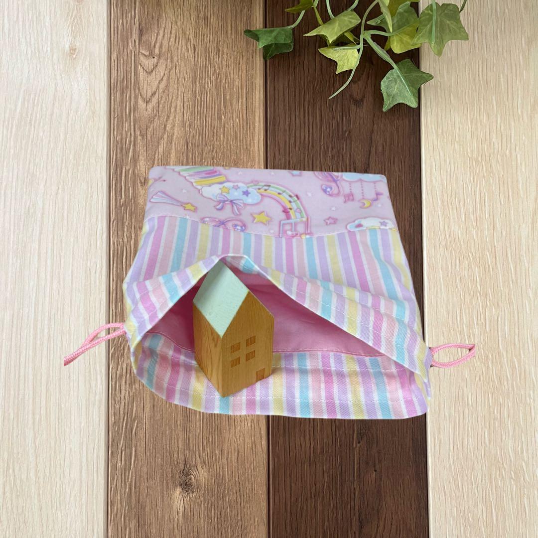 ジェニー様 5点セット バッグ×2・上履き入れ・体操・給食袋 ユニコーン ピンク