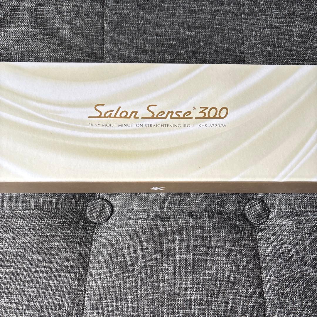 コイズミ ヘアアイロン サロンセンス 300 シルキーモイスト ホワイト