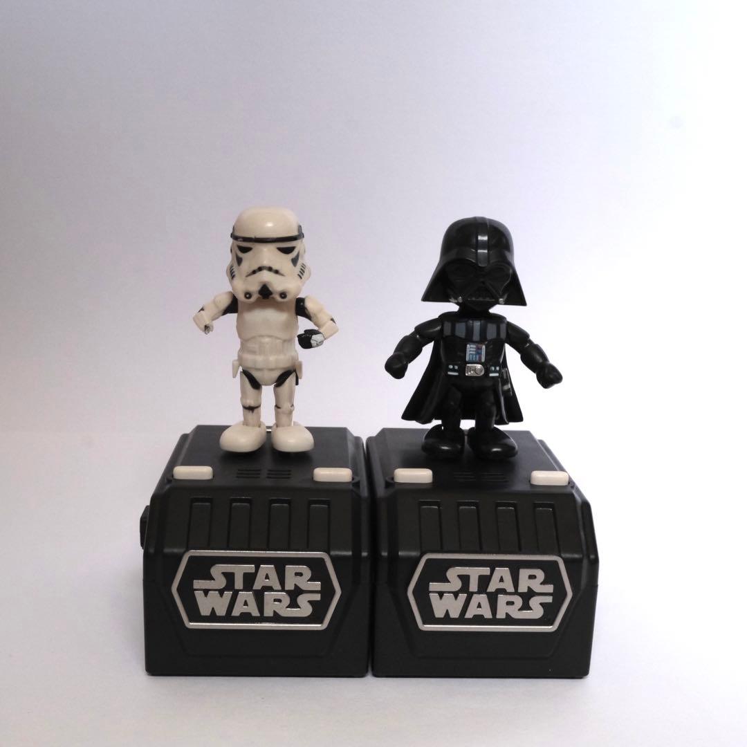 希少！STAR WARSスペースオペラ ダースベイダー&ストームトルーパー動作品