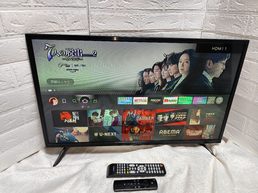 美品32インチテレビ　アマゾンファイヤースティック 　録画ハードディスク付き
