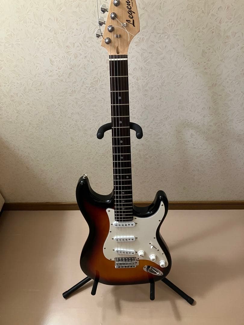 Legend アリア エレキギター ストラトキャスター 弦新品 整備済
