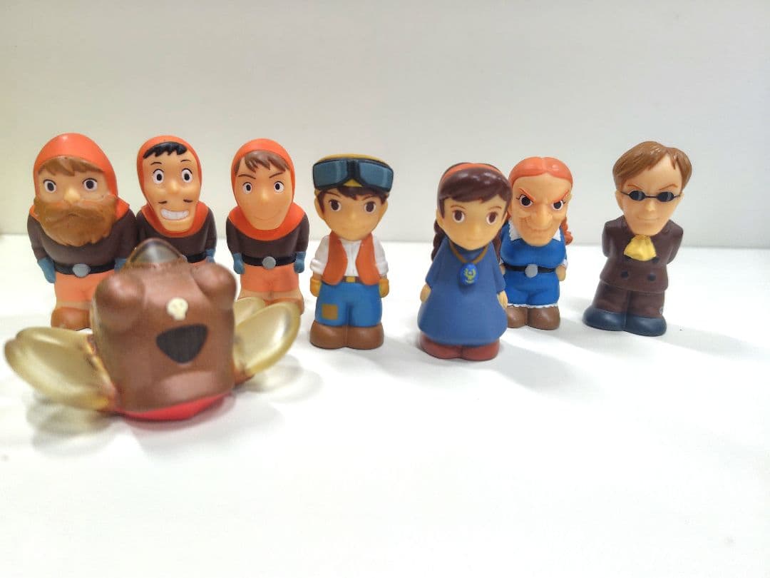 廃番品　ジブリ　指人形　天空の城ラピュタ　ソフビ　セット