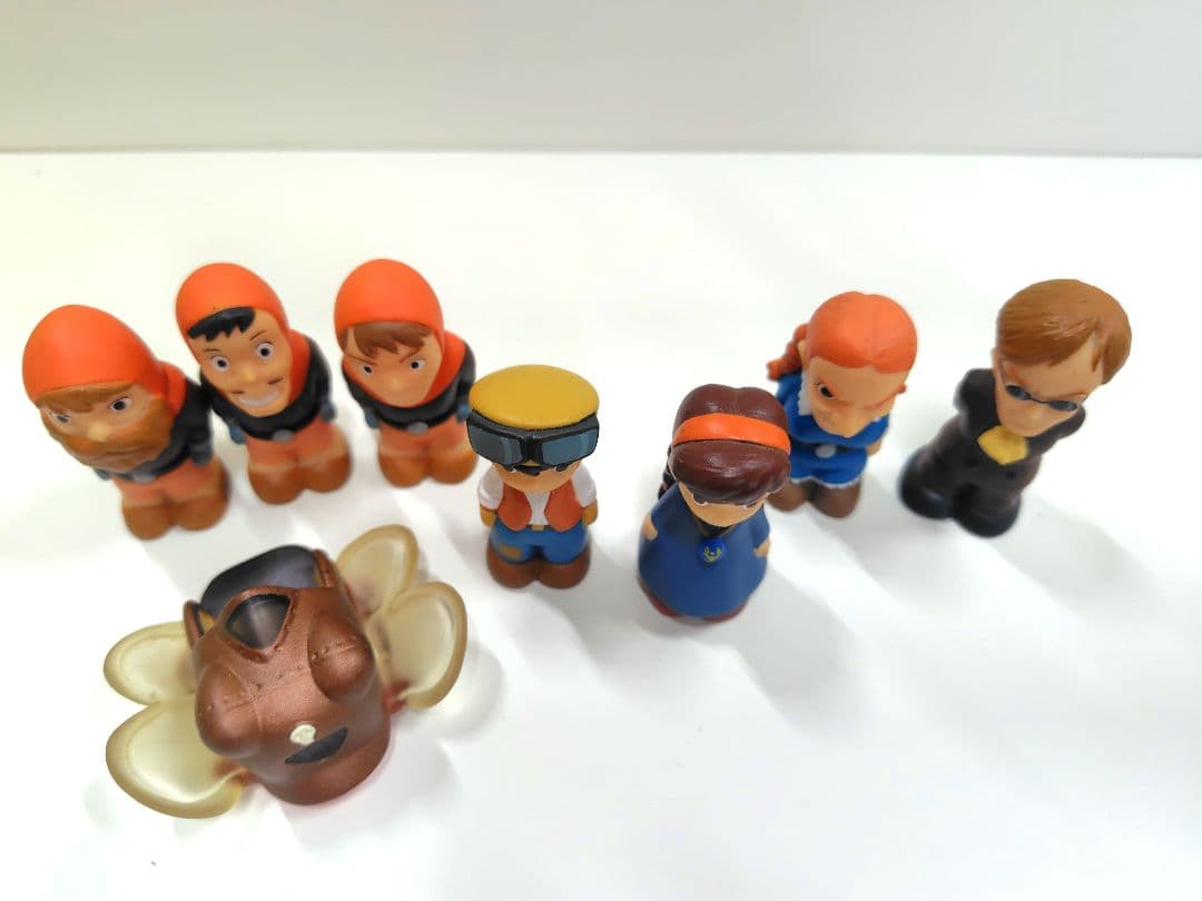 廃番品　ジブリ　指人形　天空の城ラピュタ　ソフビ　セット