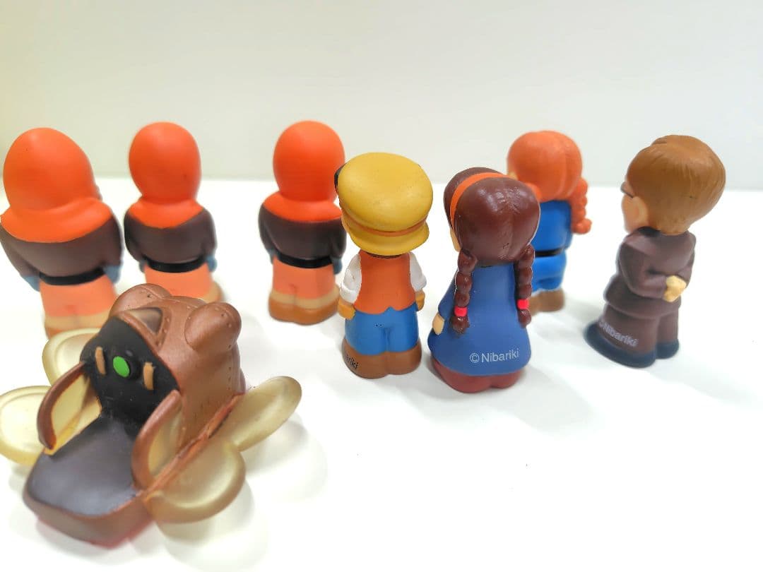 廃番品　ジブリ　指人形　天空の城ラピュタ　ソフビ　セット