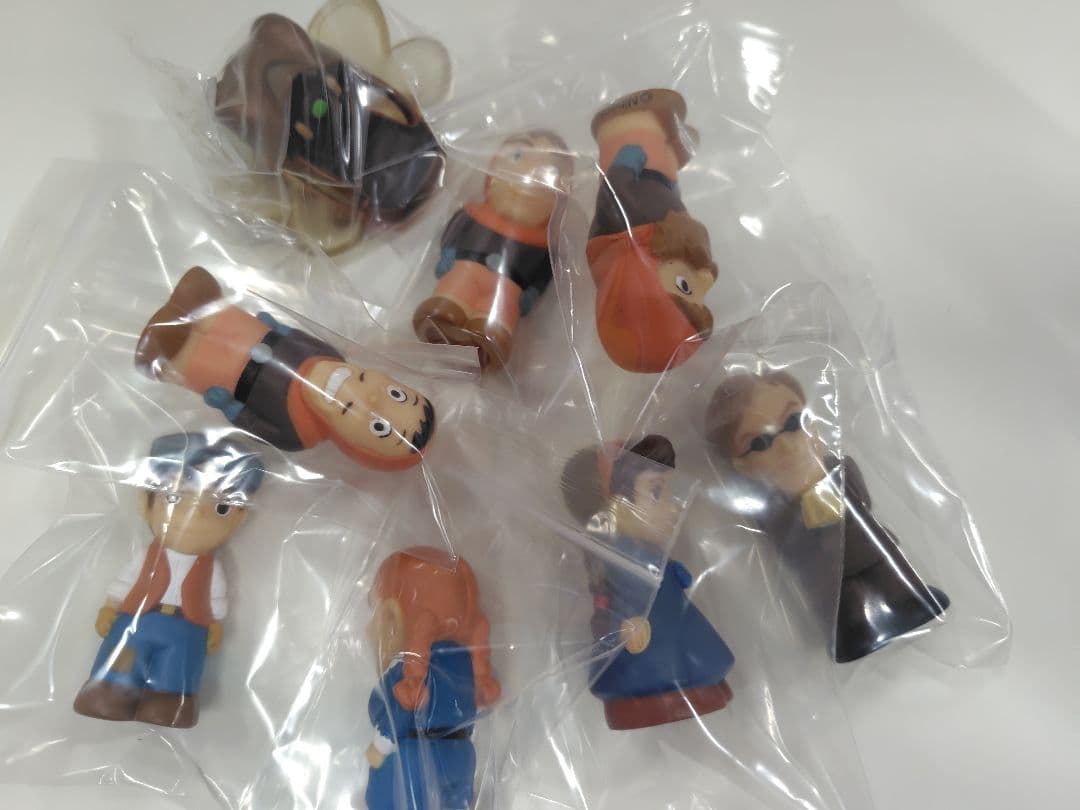 廃番品　ジブリ　指人形　天空の城ラピュタ　ソフビ　セット