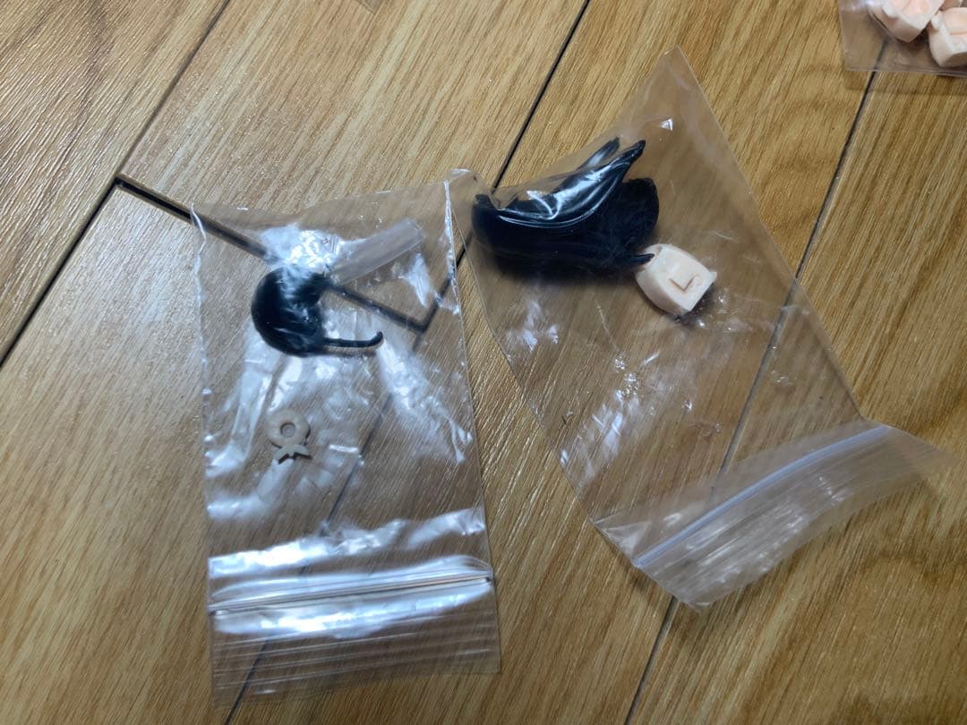 宝多六花 ヘッドパーツセットとポニーテール髪　1/12 カラーレジンキット　限定