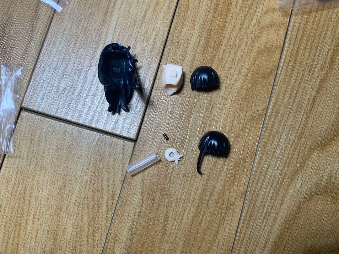 宝多六花 ヘッドパーツセットとポニーテール髪　1/12 カラーレジンキット　限定