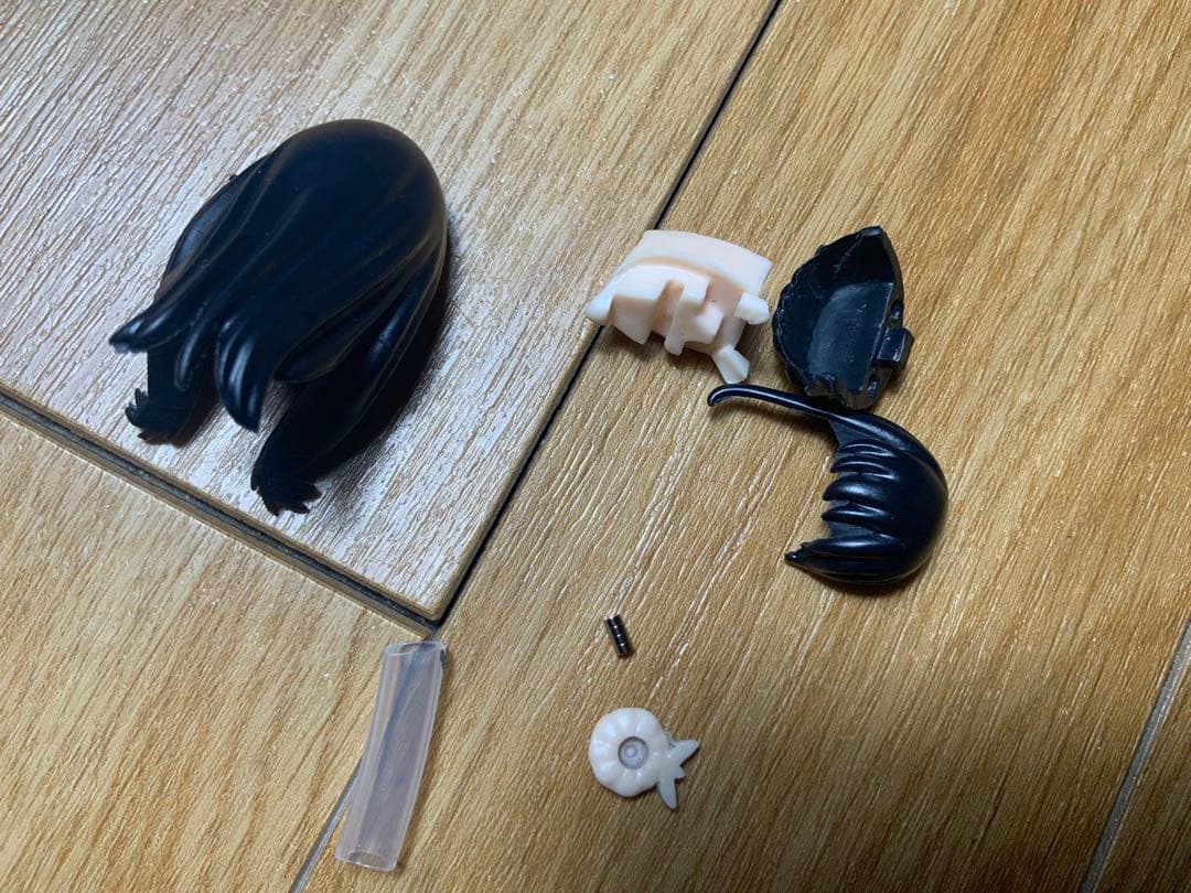 宝多六花 ヘッドパーツセットとポニーテール髪　1/12 カラーレジンキット　限定