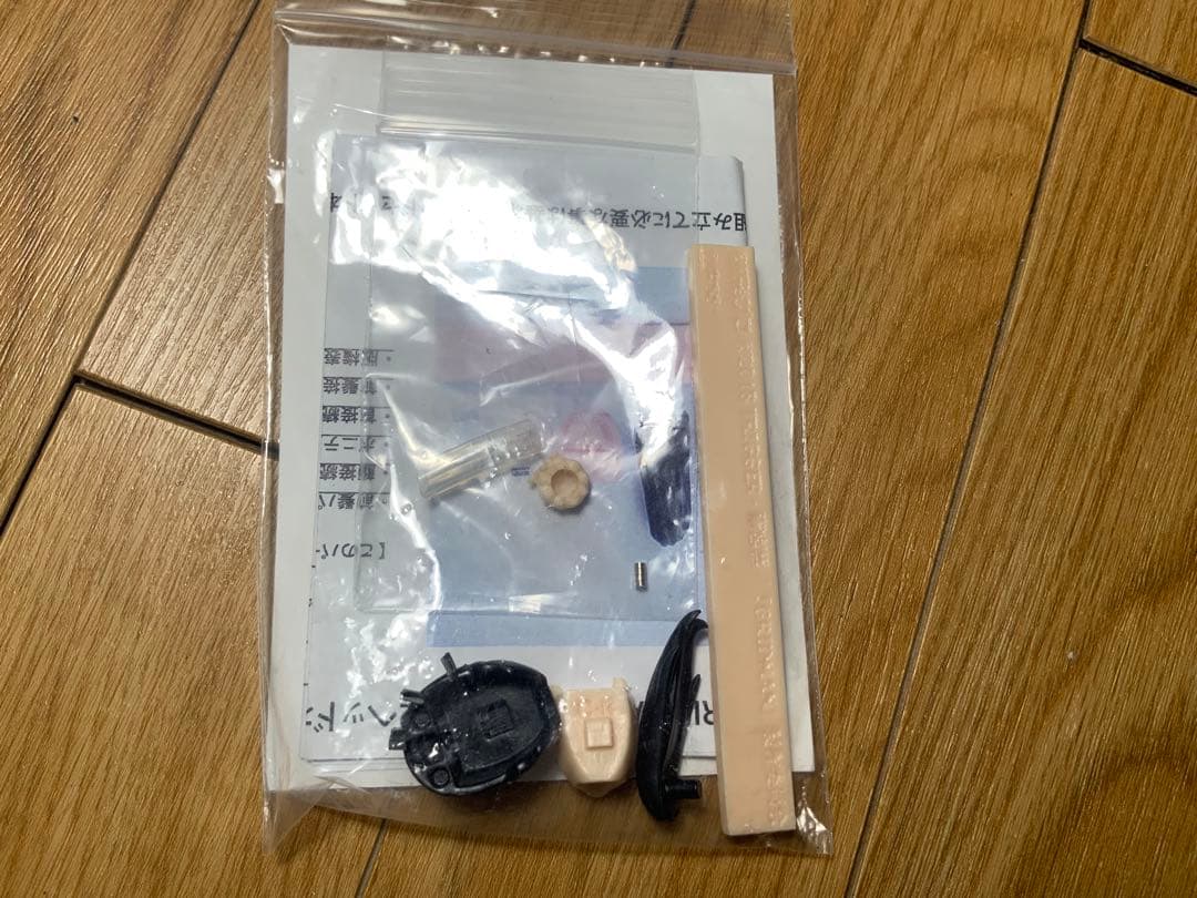 宝多六花 ヘッドパーツセットとポニーテール髪　1/12 カラーレジンキット　限定