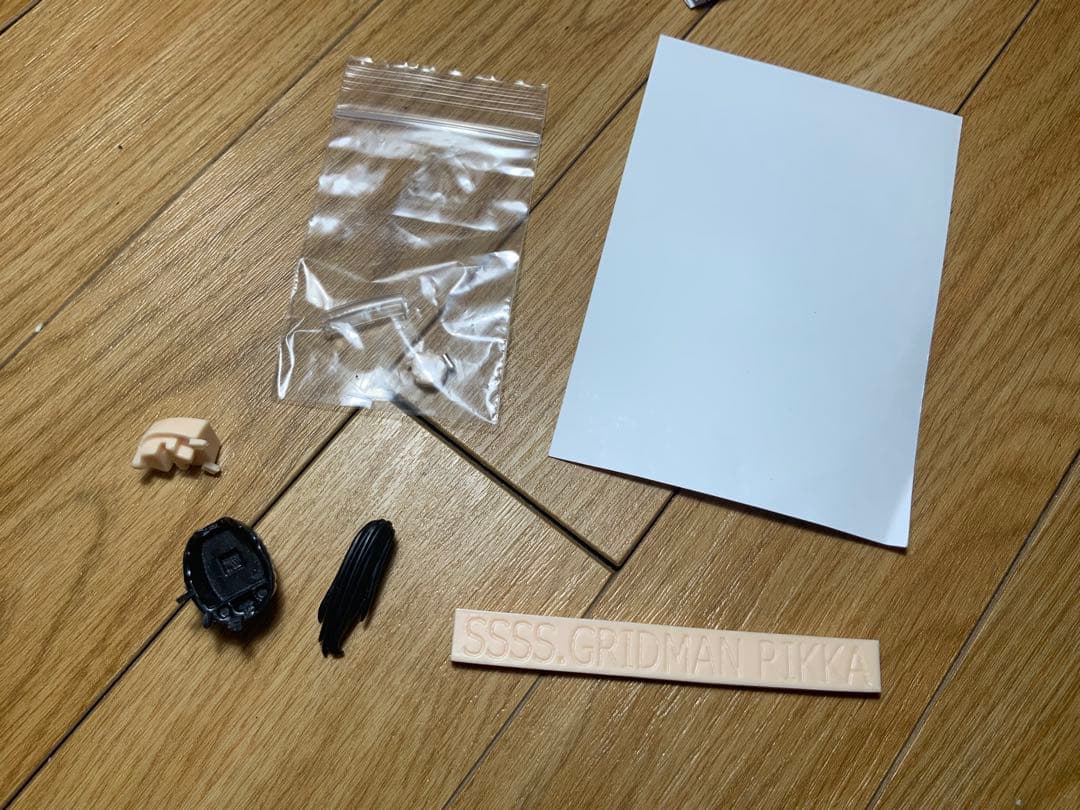 宝多六花 ヘッドパーツセットとポニーテール髪　1/12 カラーレジンキット　限定