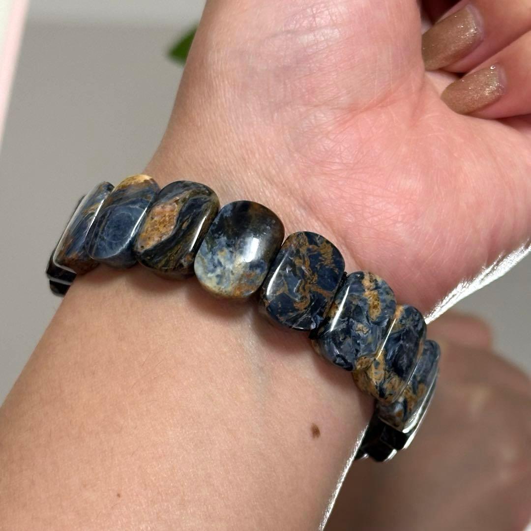 ラスト一点！ 最高級 希少 ブルーピーターサイト バングル 16mm 19cm