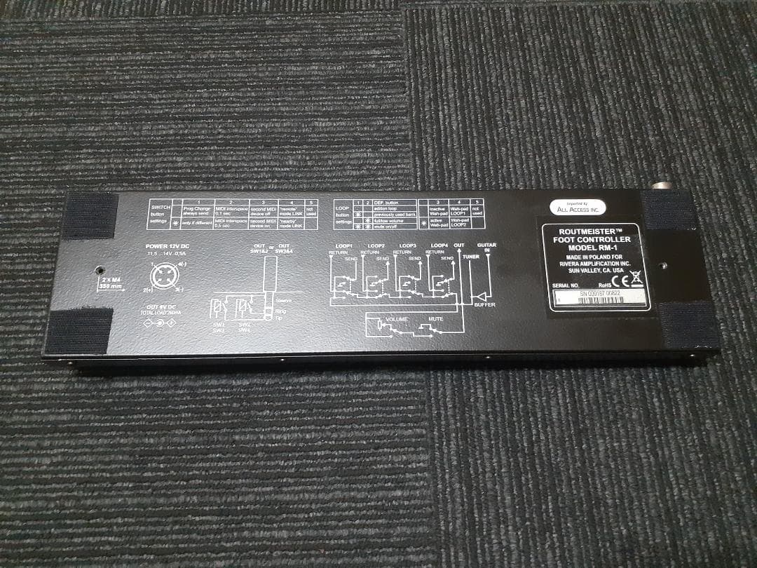 MIDI対応プログラムスイッチャー A RM-1 動作良好 説明書付属