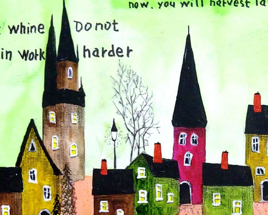 絵画☆Fiskars☆キャンバスF4　原画　風景画