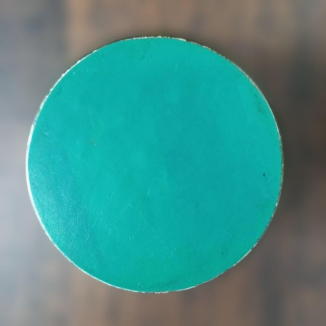 大理石調　花瓶　グリーン　珍品　緑　約６・８キロ　オブジェ　人造石