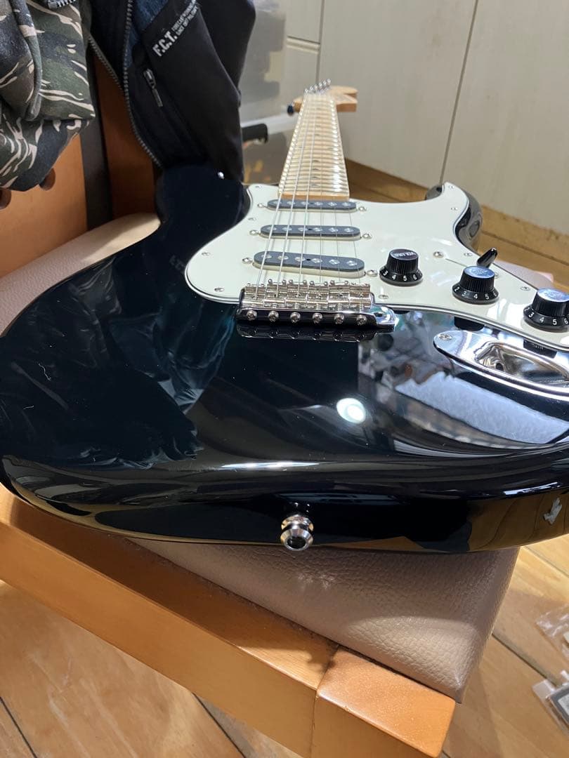 美品 SCHECTER PS-ST-DH-SC /BLK/M スキャロップ 限定