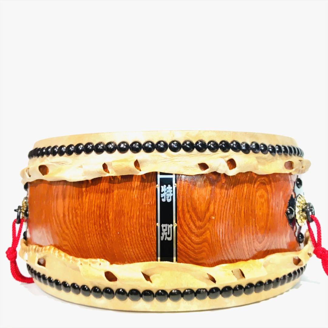 【即使用可能！】和太鼓 平太鼓（一尺三寸）バチ・カバー・ソフトケース付きセット