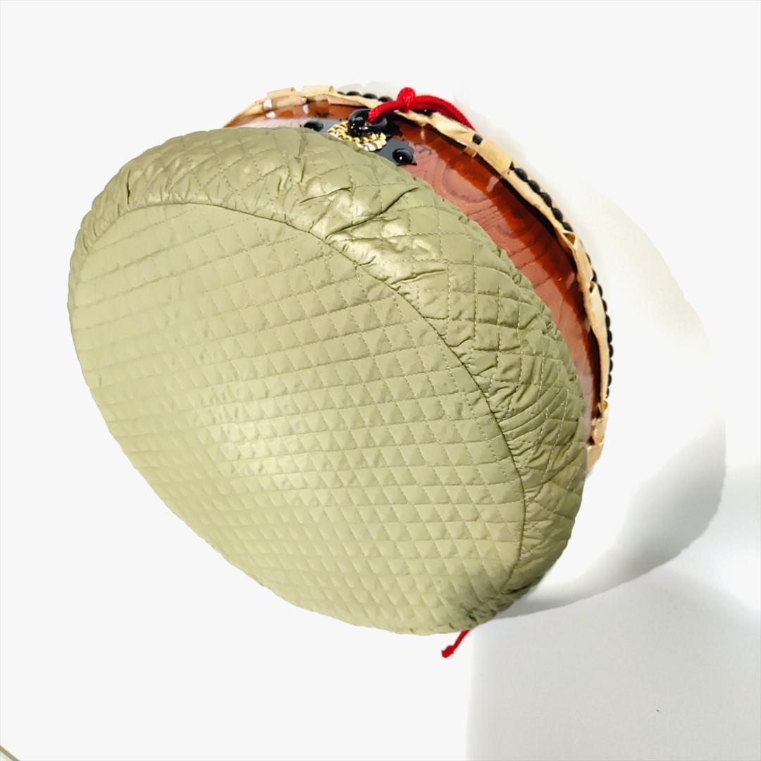 【即使用可能！】和太鼓 平太鼓（一尺三寸）バチ・カバー・ソフトケース付きセット