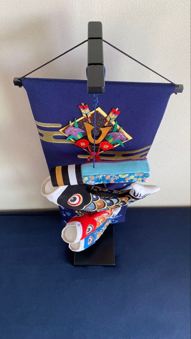 【美品】室内用鯉のぼり　跳ね鯉