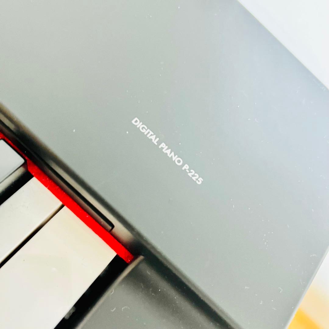 未使用級 YAMAHA ヤマハ 電子ピアノ P-225 付属品多数 スタンド付き