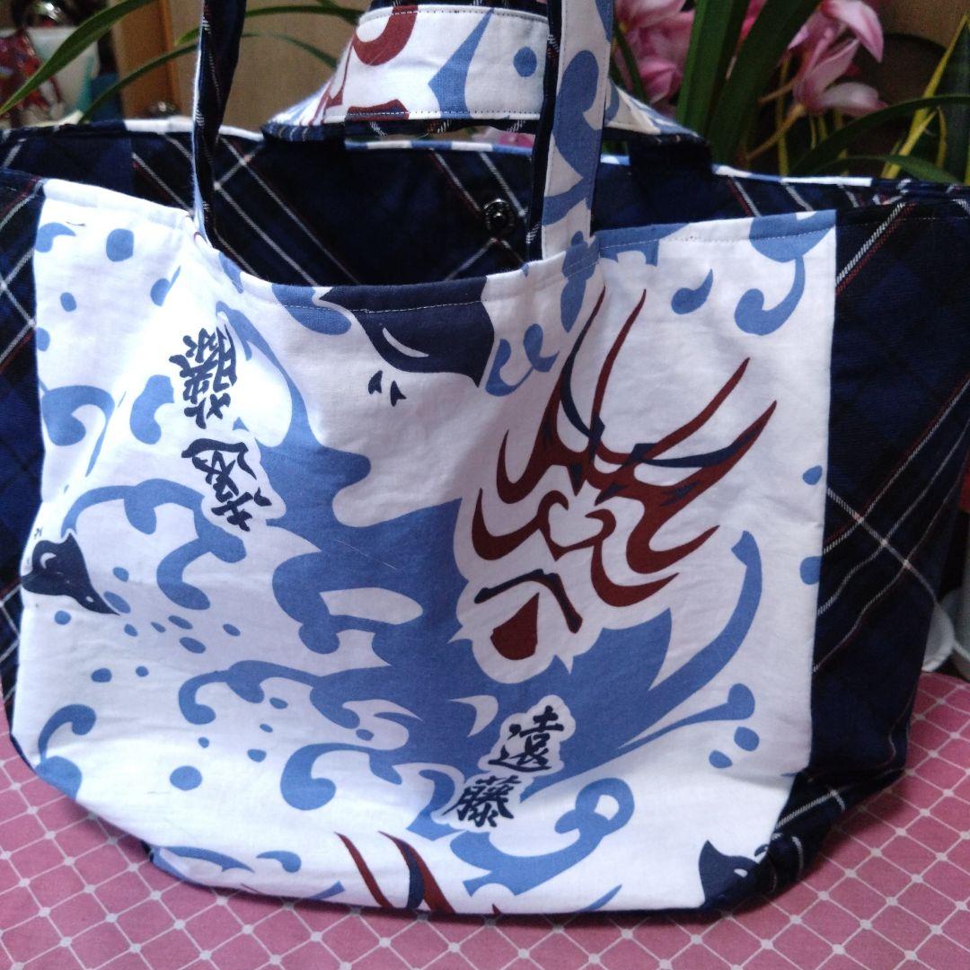 チェブラーシカオーダー品、遠藤関の大きめトートバッグ