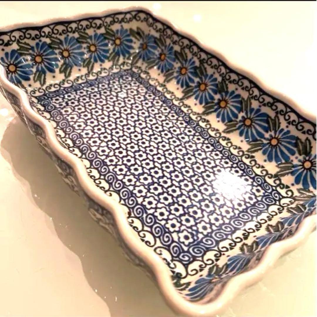 ポーランド食器★グラタン皿★ポーリッシュポタリー★セラミカ★