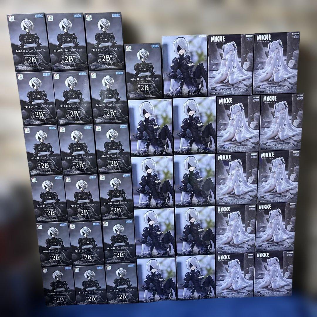 ニーアオートマタ 2B NIKKE シンデレラ　ぬーすと　ちょこのせ 38個