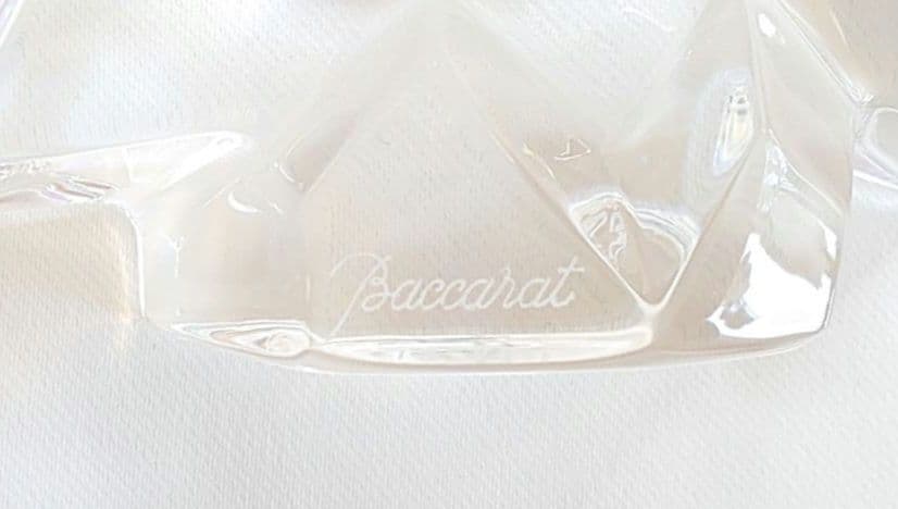 バカラ Baccarat 太陽の置物 クリスタル ペーパーウェイト