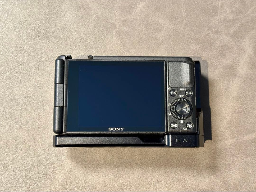 SONY VLOGCAM ZV-1 SMALLRIGウッドグリップ付