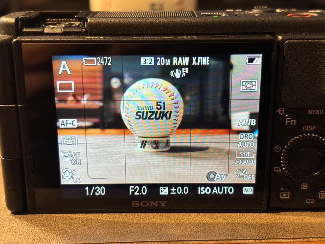 SONY VLOGCAM ZV-1 SMALLRIGウッドグリップ付