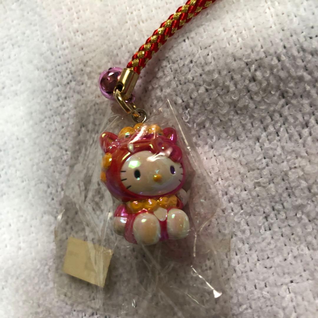 ハローキティ ストラップとボールペンセット 17点まとめ売り
