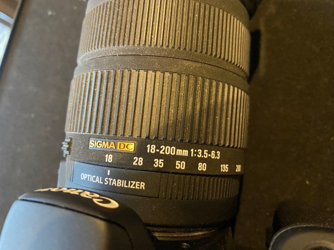 Canon EOS 70D シグマ１８-200レンズ付き