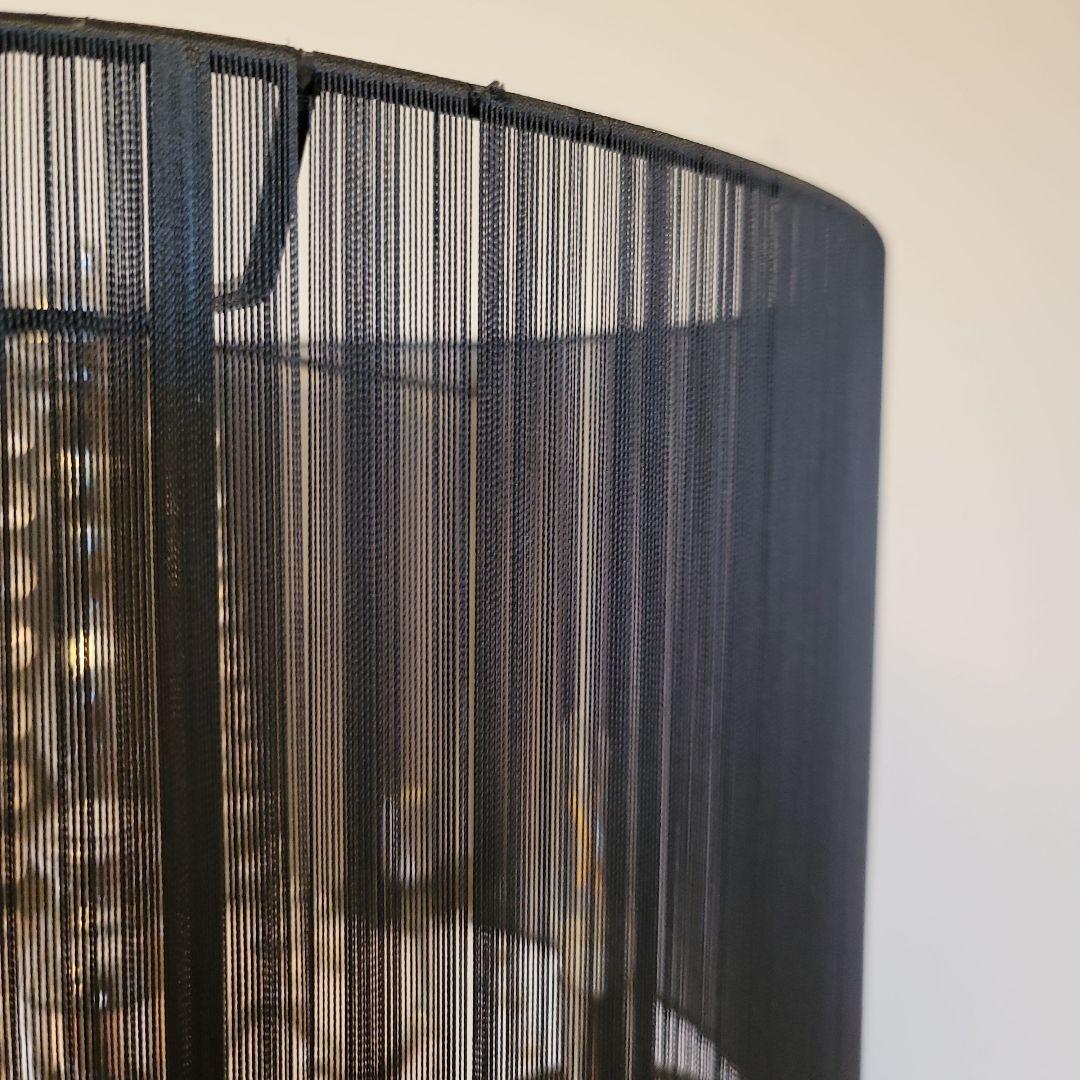 【Hardi】5灯 シェードフロアスタンド ブラック