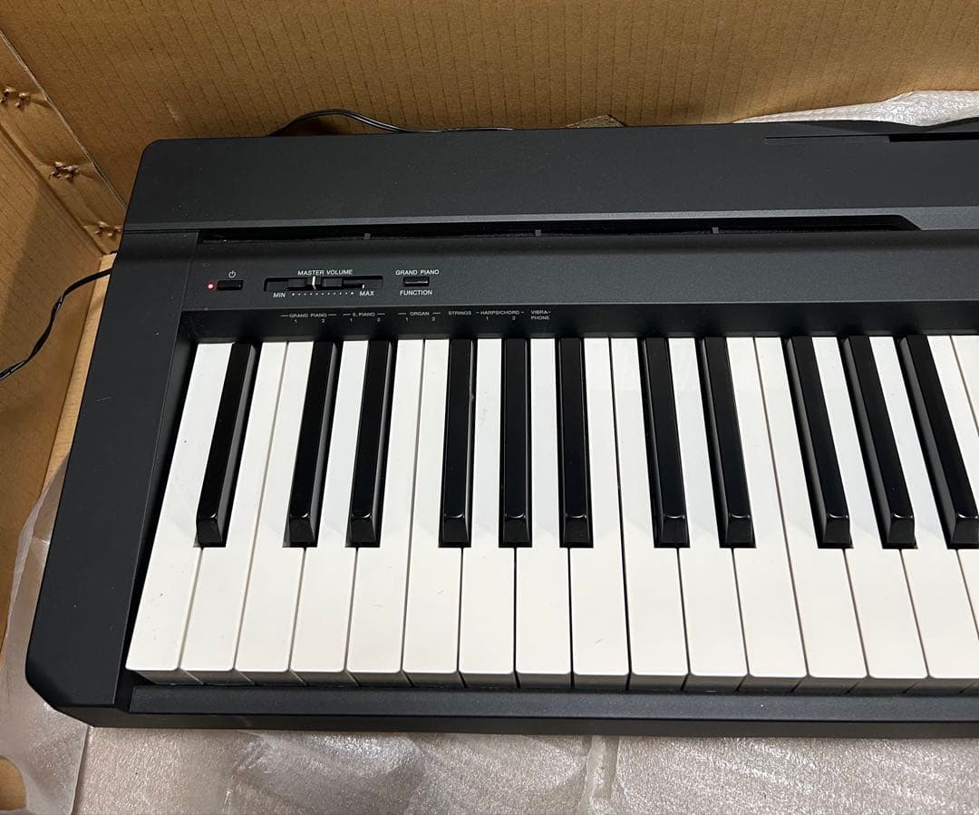 Yamaha P-45 電子ピアノ 本体 ★美品 2016年製 取り扱い説明書