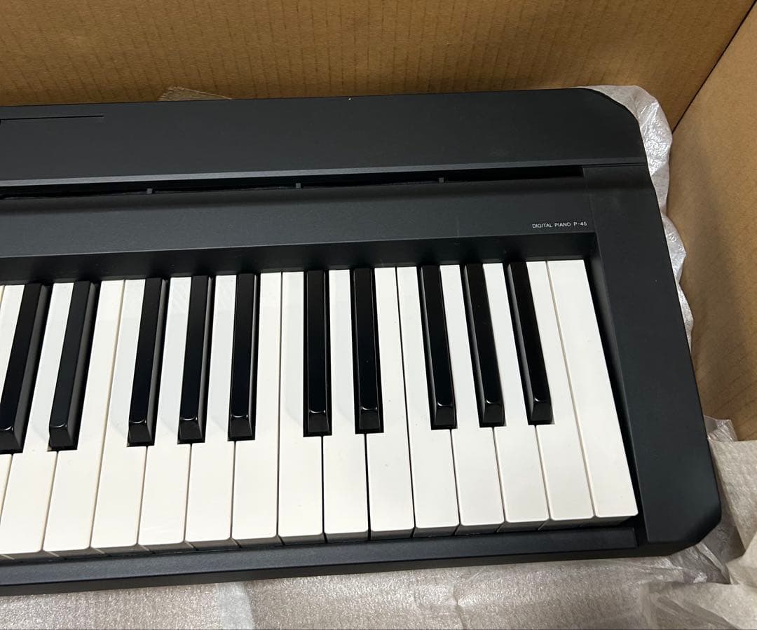 Yamaha P-45 電子ピアノ 本体 ★美品 2016年製 取り扱い説明書