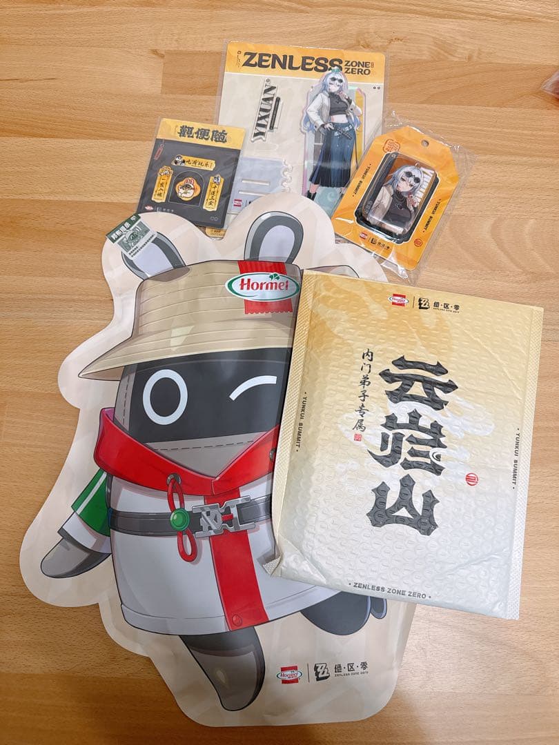ゼンレスゾーンゼロ　儀玄　コラボ　セット　ホーメル　缶バッジ　アクスタ　シール