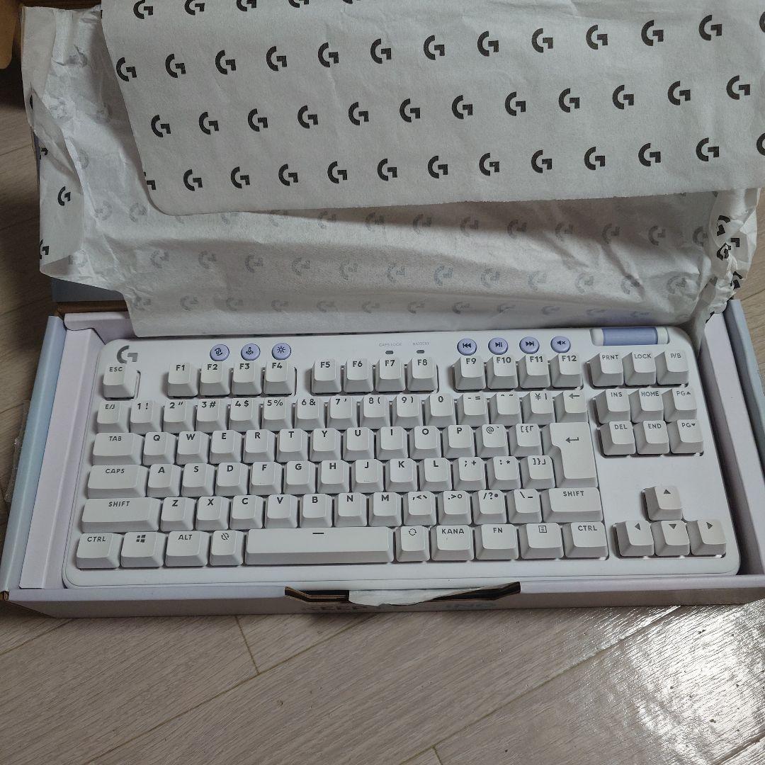 ロジクール G715 ホワイト ゲーミングキーボード