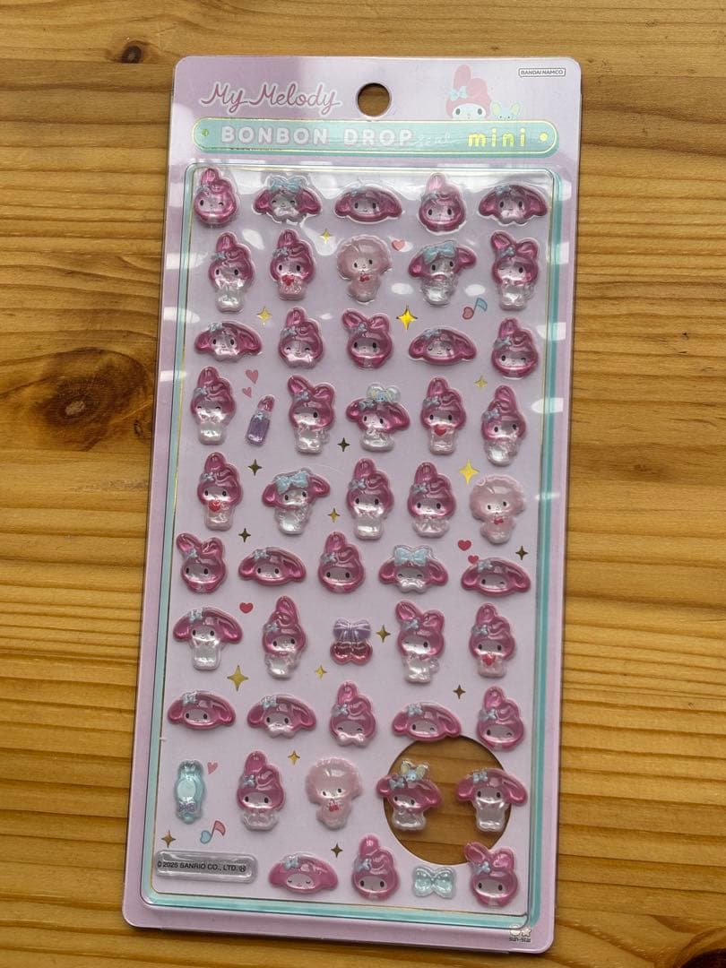 【正規品】 サンリオ ボンボンドロップシール ミニ 5枚セット