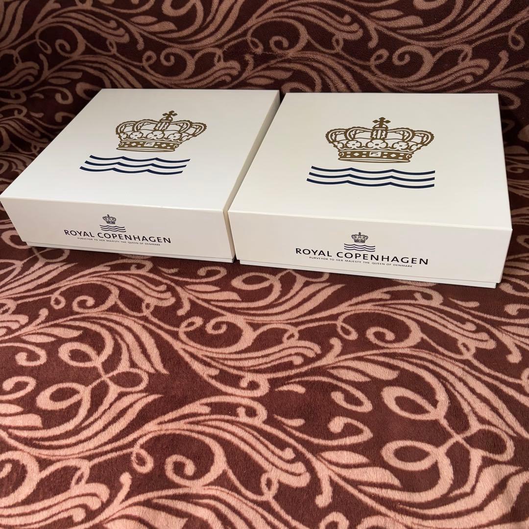 ロイヤルコペンハーゲン ブルーフルーテッド メガ パスタプレート 24cm 2枚