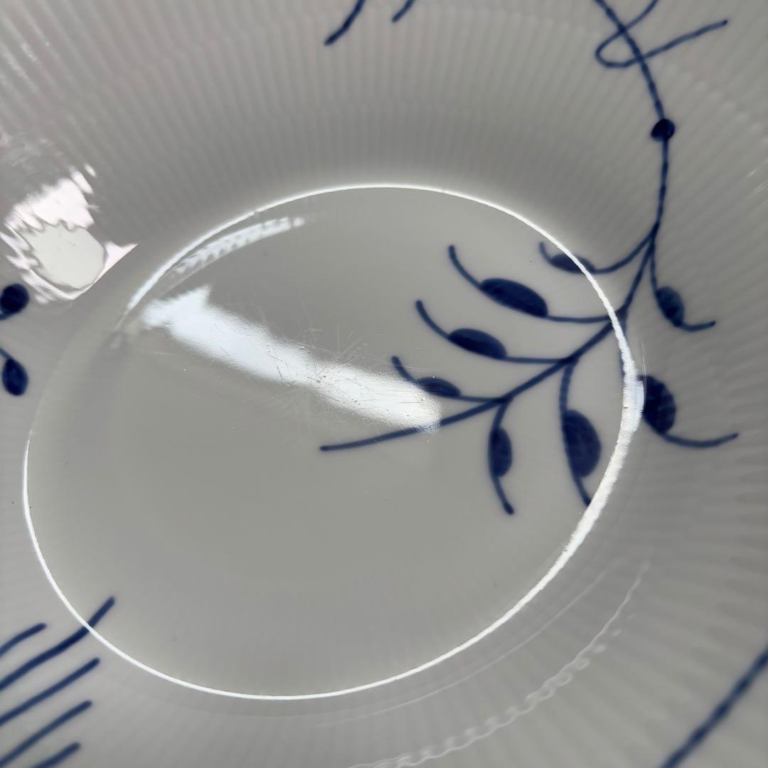 ロイヤルコペンハーゲン ブルーフルーテッド メガ パスタプレート 24cm 2枚