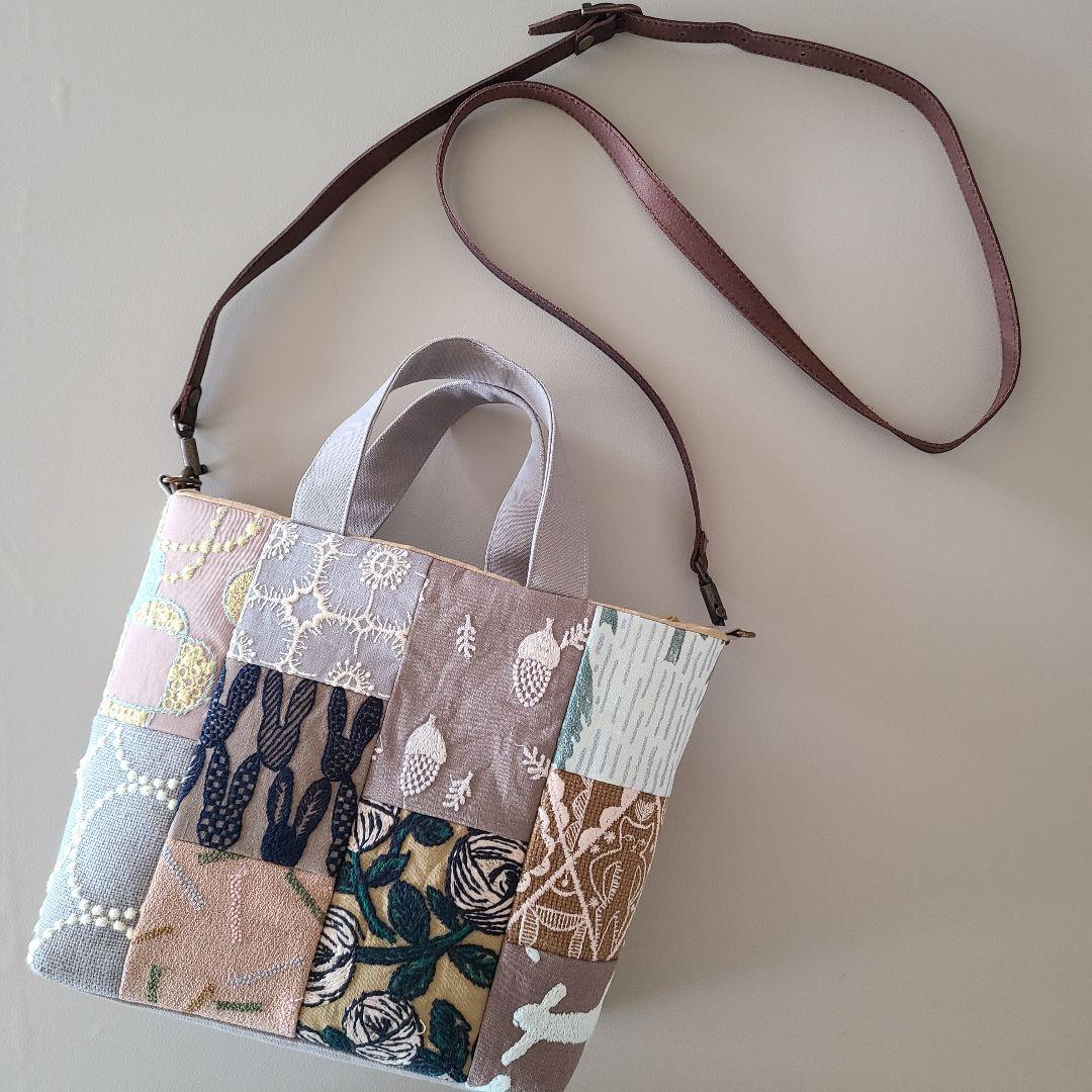 ミナペルホネン　ハンドメイドバッグ・15