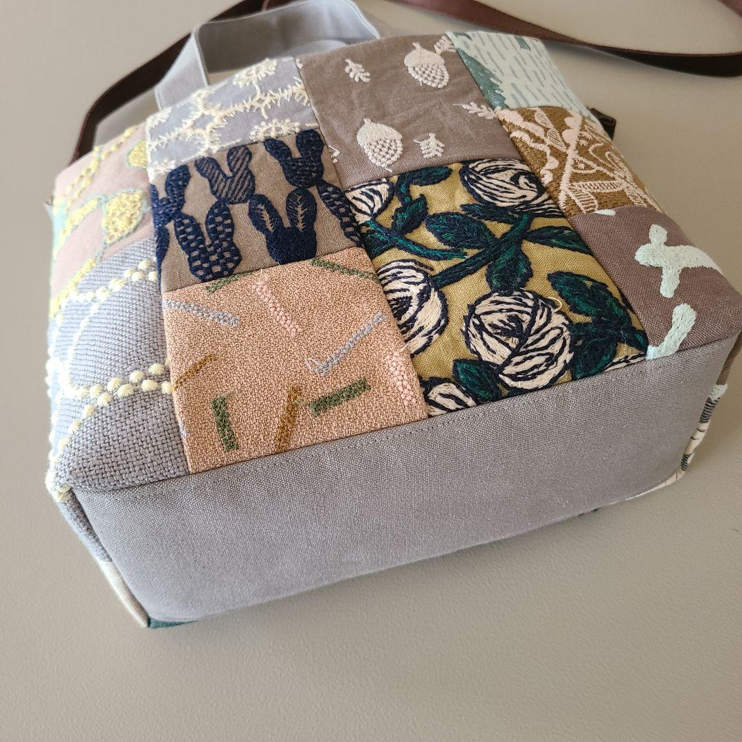 ミナペルホネン　ハンドメイドバッグ・15