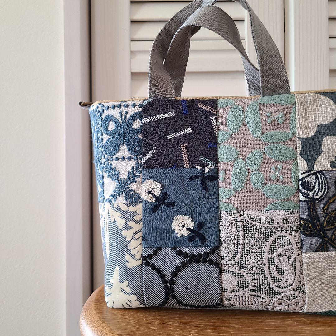 ミナペルホネン　ハンドメイドバッグ・15