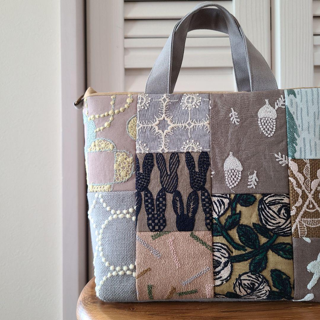 ミナペルホネン　ハンドメイドバッグ・15